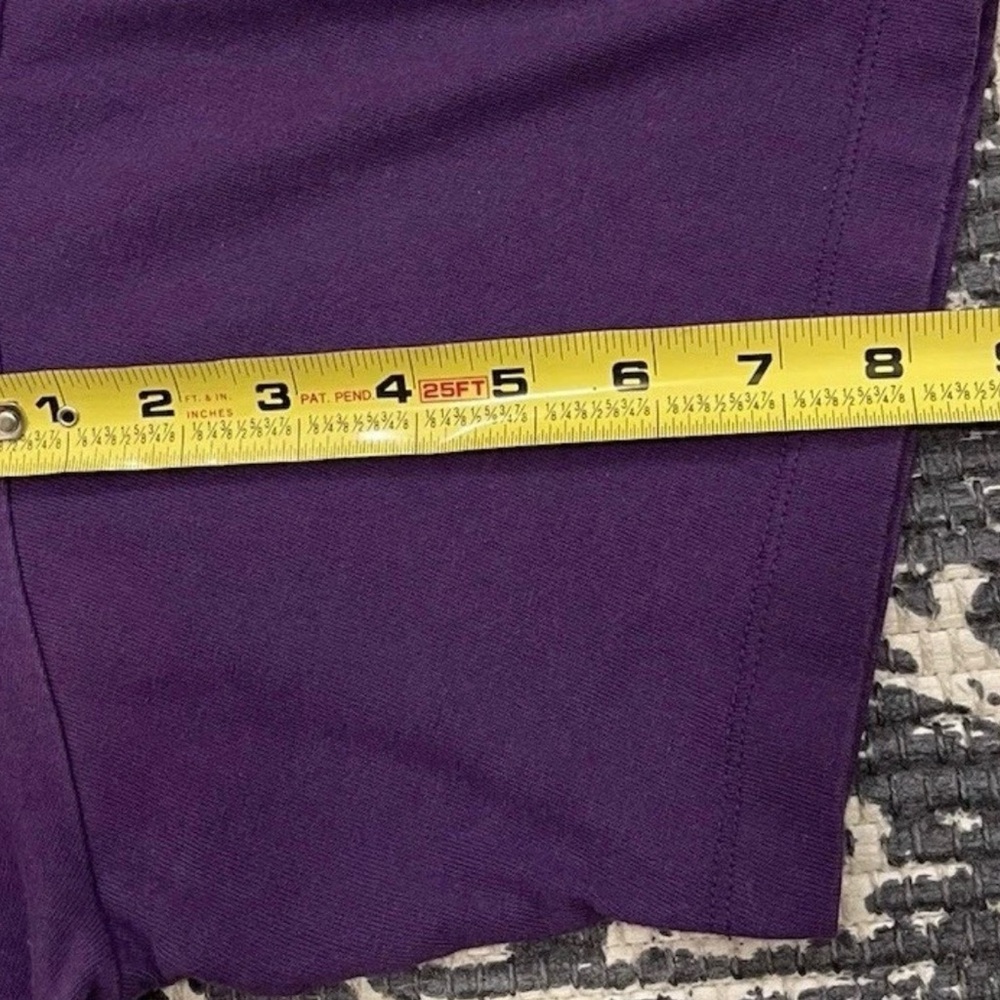 Mitchell & Ness LA Lakers T-shirt Size Medium NBA Hardwood Classics Black Purple - Picture 8 of 11